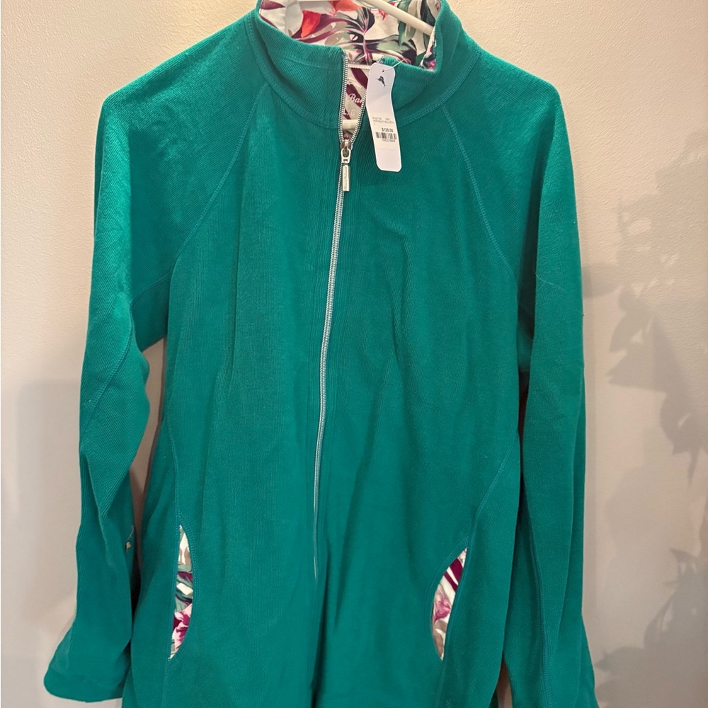 Tommy Bahama Aruba Hermosa Floral Full-Zip Jacket